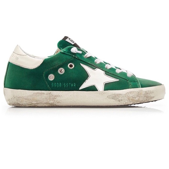 green velvet golden goose